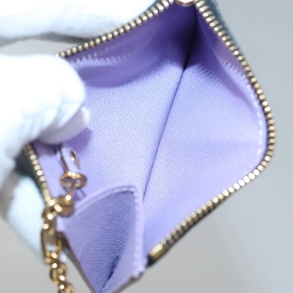 LOUIS VUITTON Monogram Pochette Cles NM Coin Purse Black - Picture 12 of 14